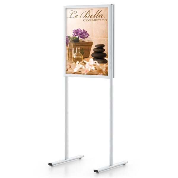 easyopen snapframe poster stands silver