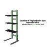 Freestanding Shelf Kiosk Display Vinyl Adhesive Location