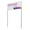 portable popup large bar header display