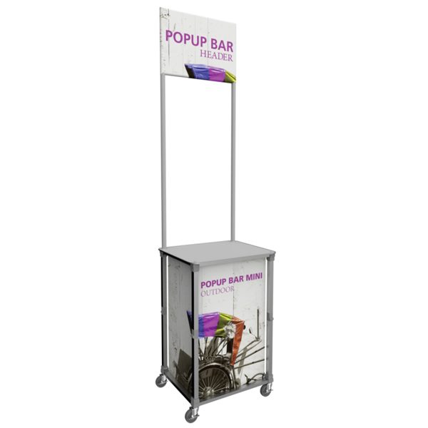 portable-popup mini bar header counter