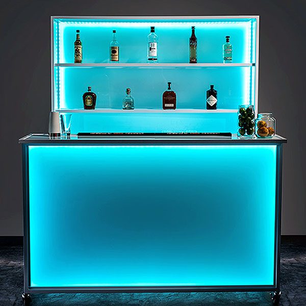 Portable Stadium Bar And Display With LED Lights