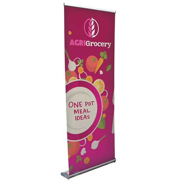 31.5" Stratus Retractor Banner Stand Kit Dry-Erase Media