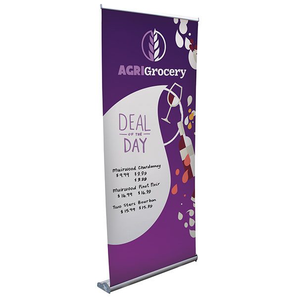 36" Stratus Retractor Banner Stand Kit Dry-Erase Media
