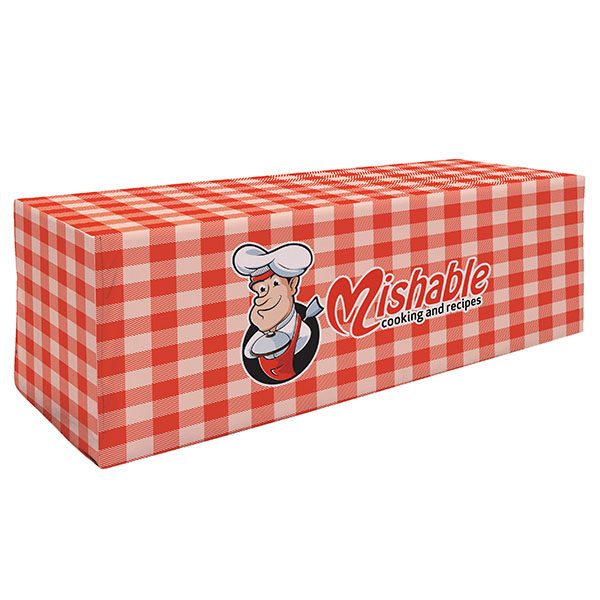 8' Outdoor Fitted Table Throw With Graphics