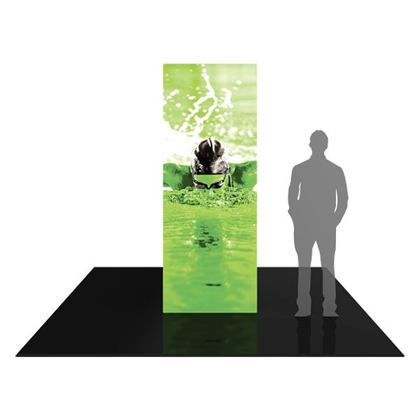 Formulate Backlit Tower 03 Tension Fabric Display Front View