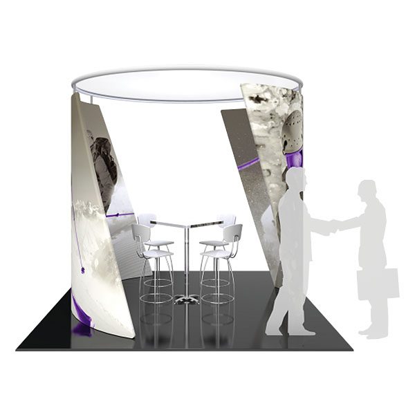 Formulate Conference Wall Tension Fabric Display Front View