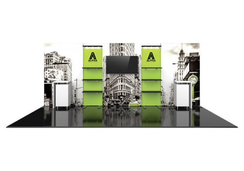 Hybrid Pro Modular Exhibit 20' x 10' Kit 31 Front View