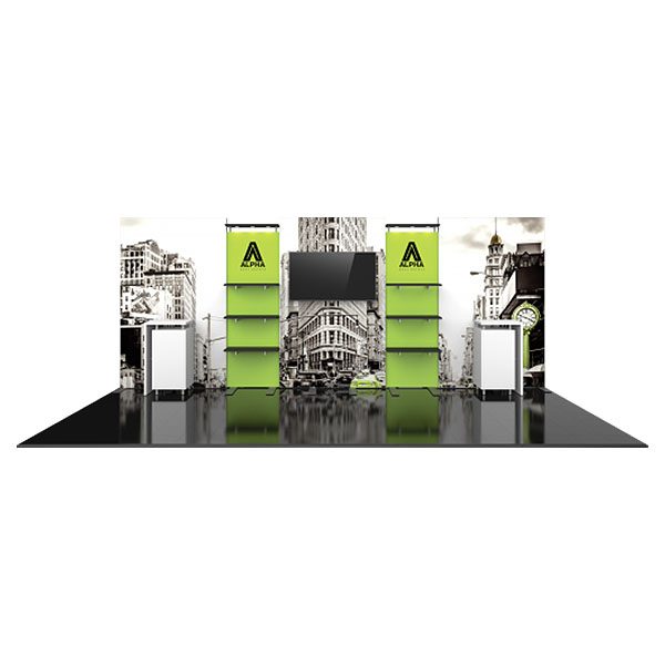 Hybrid Pro Modular Exhibit 20' x 10' Kit 31 Front View