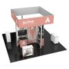 Hybrid Pro Modular Exhibit 20' x 20' Kit 26 Graphics