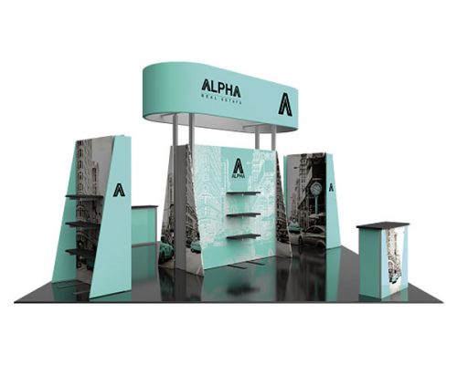Hybrid Pro Modular Exhibit 20' x 20' Kit 29