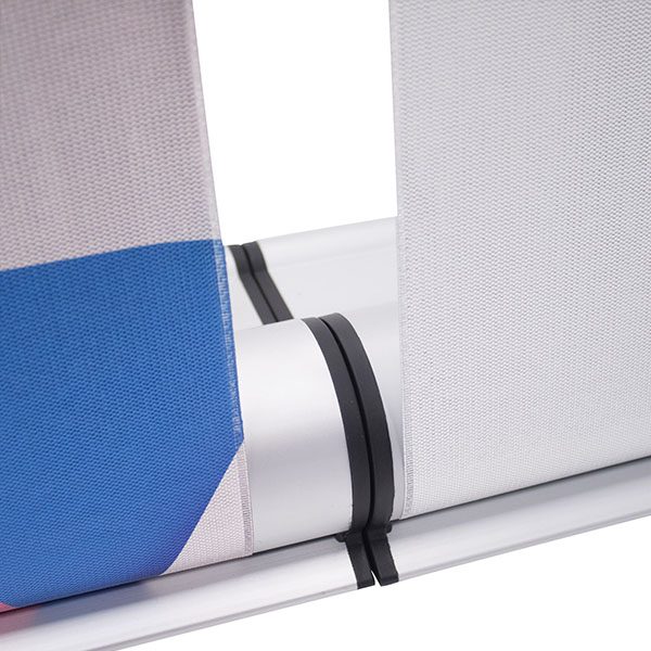 MagnaLink Retractor Banner Stand Kit Retractable Banner Stand Connected, Gap Between Graphics