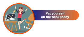 pat yourself pat yourself