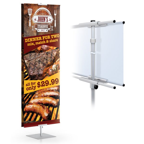 pole pocket banner stand