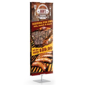 pole pocket banner stands