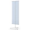 pole pocket banner stands silver