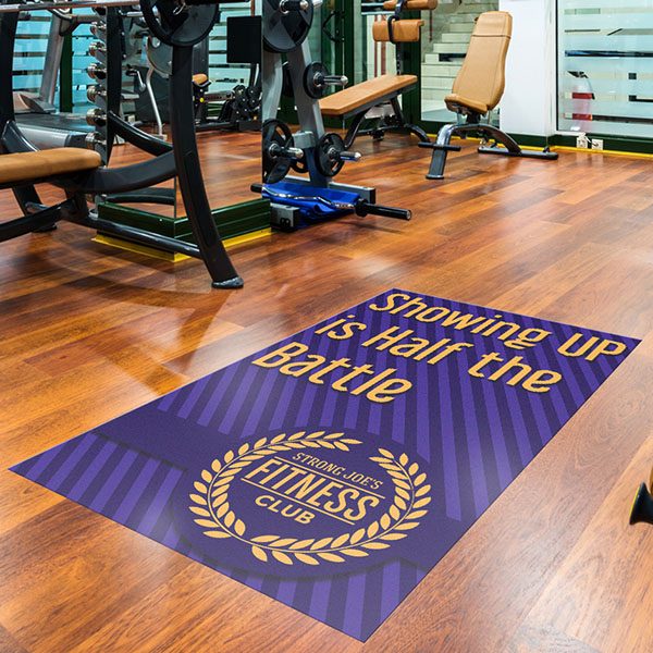 Portrait Adhesive Floor Graphics Indoor Use