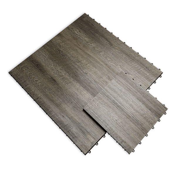 RaceDeck Smoked Oak Display Flooring