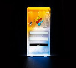 Radius Glo kit Backlit Tension Fabric Display