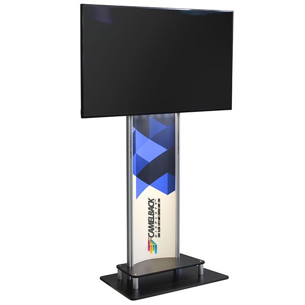 XL Horizontal Monitor Stand Kit Monitor Stand With LED Light Bar and Graphic Panel