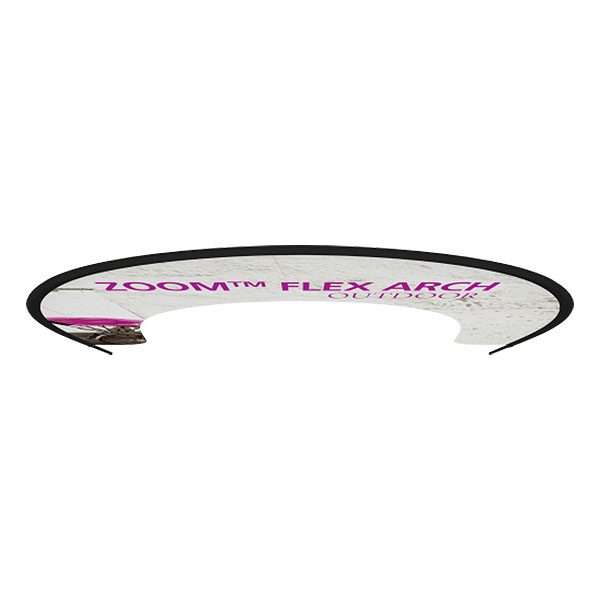 Zoom Flex Outdoor Arch Banner Stand Top View