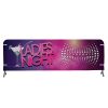 10' Full Color Vinyl Barricade Covers Crowd Control Displays Front View