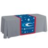 28" Full Color Accent Table Runner Red Trim