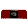 2' Budget Runner Full Color Dye Sub Table Runner Front View