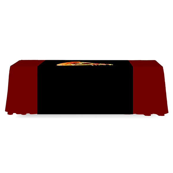 4' Budget Runner Full Color Dye Sub Table Runner Full Back