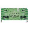 8' Full Color Fabric Barricade Covers Crowd Control Displays Front View
