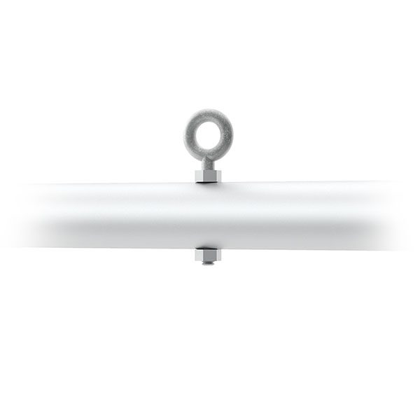 Flat Fabric Pillowcase Panels Hanging Displays Forged Metal Eyebolts