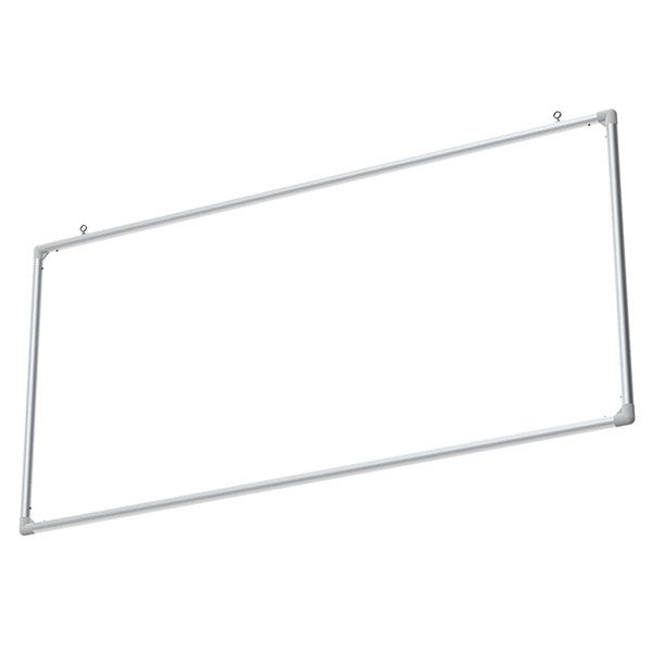 Flat Fabric Pillowcase Panels Hanging Displays Horizontal Orientation