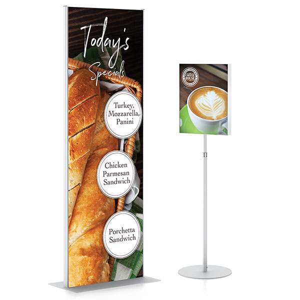 FrameGraphix Magnetic Signware Sign Frame Stand And Pedestal Frame