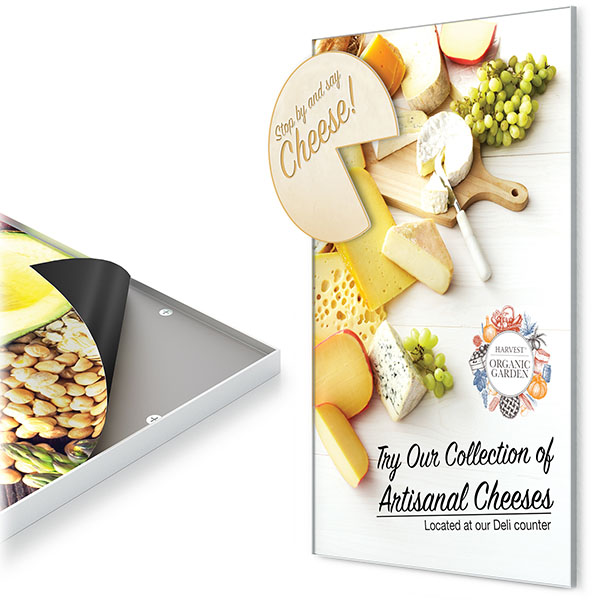 Magnetic Signware Frames Frameless Aluminum Frame Includes a Steel Backer Magnetic Signware Frames Frameless Aluminum Frame Includes a Steel Backer
