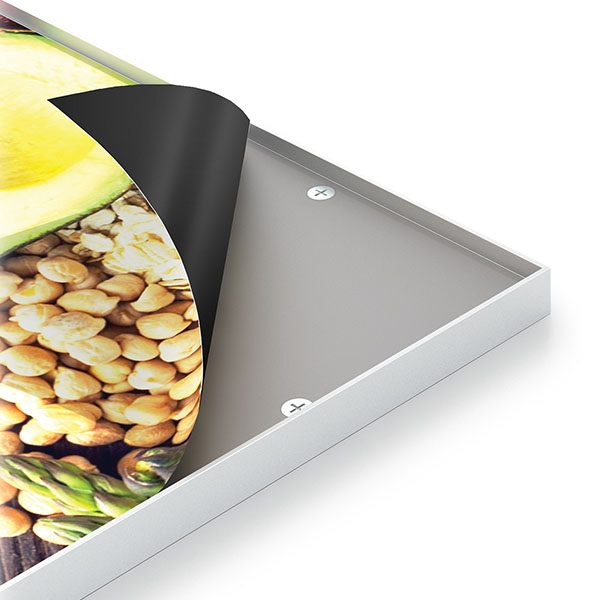 Magnetic Signware Frames Magnetic Media Low Profile Frameless Look