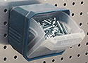 Portable PegBoard Parts Bin Merchandiser Displays