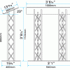 Truss Lectern - 200 Series Double Triangle