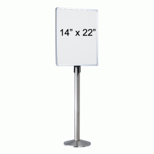14" x 22" Vertical Fixed Sign Frames for 13' Posts