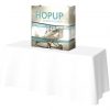 HopUp Display 2.5ft Straight Table Top Tension Fabric Display - Graphic Only
