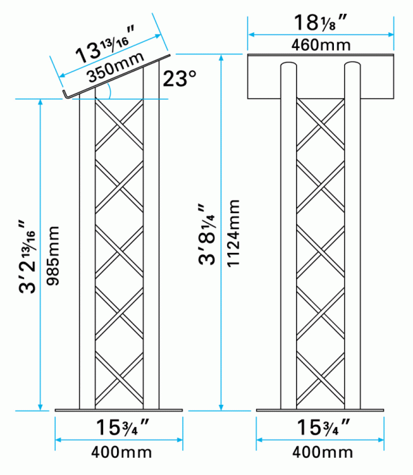 Truss Lectern - 200 Series Box
