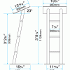 Truss Lectern - 200 Series Slant Ladder
