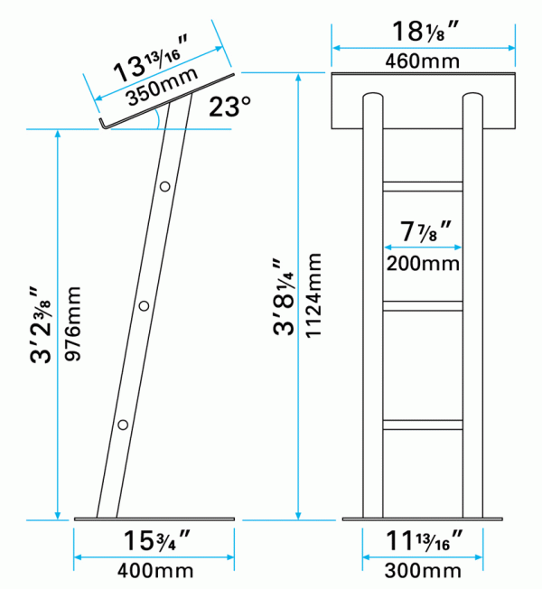 Truss Lectern - 200 Series Slant Ladder
