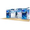 20ft Timberline Display with Closet Storage and Straight Side Panels