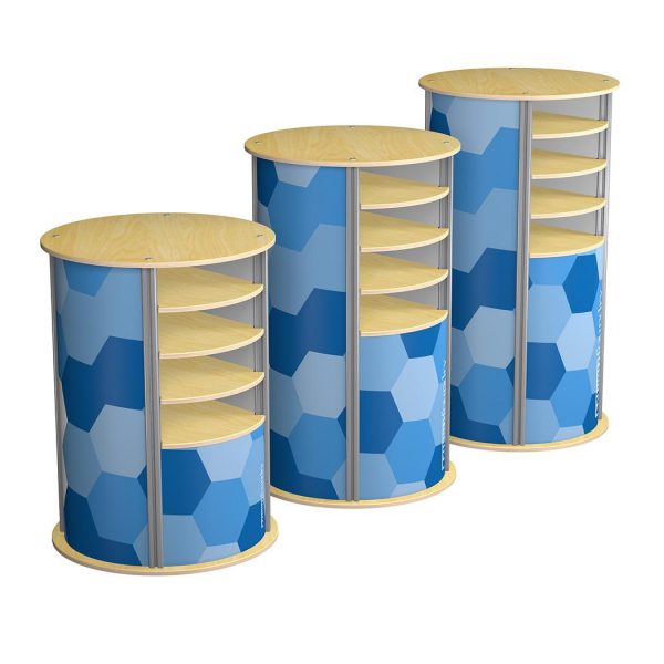 Twist 5-Up Large Circle Pedestal