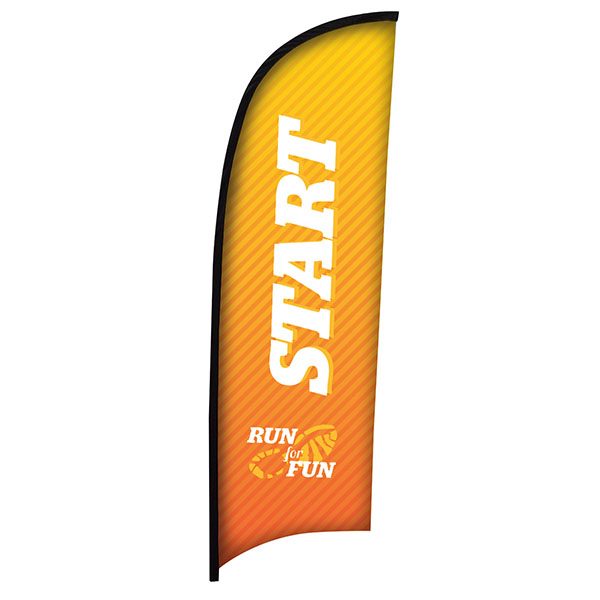 Premium Razor Sail Sign - Graphic Only