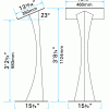 Truss Lectern - Blade