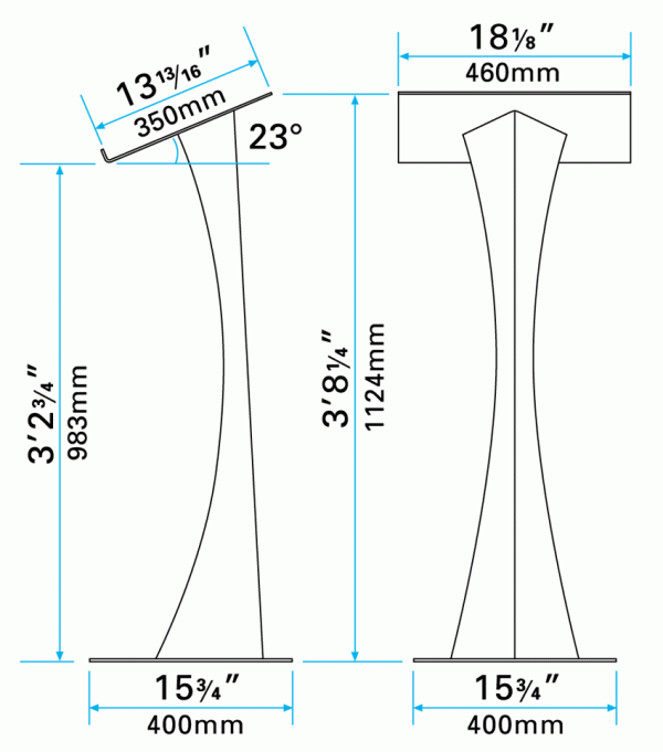 Truss Lectern - Blade
