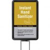 Beltrac Hand Sanitizer Stanchion Frame Sign with Graphic