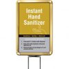 Beltrac Hand Sanitizer Stanchion Frame Sign with Graphic