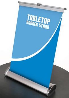 Breeze Table Top Retractable Banner Stand Graphic