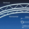 F32 Circular Flat Truss – Vertical C2-V90 (6.56ft Diameter)